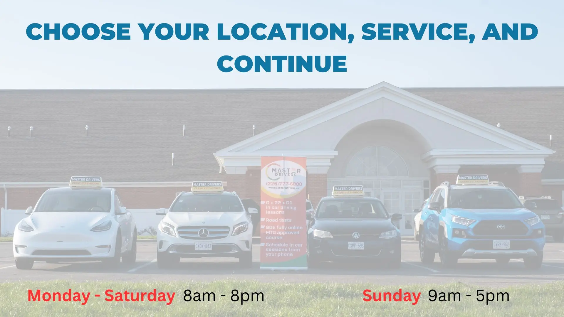 Choose your location to see programs and pricing